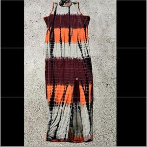 Maxi tie dye dress